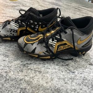 Y4 Nike Alpha Fastflex Football Spikes